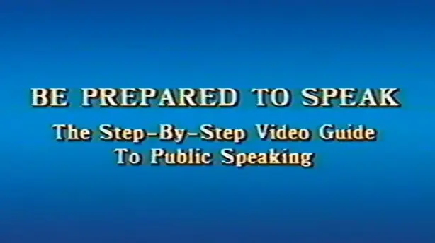 Be Prepared to Speak Screenshot