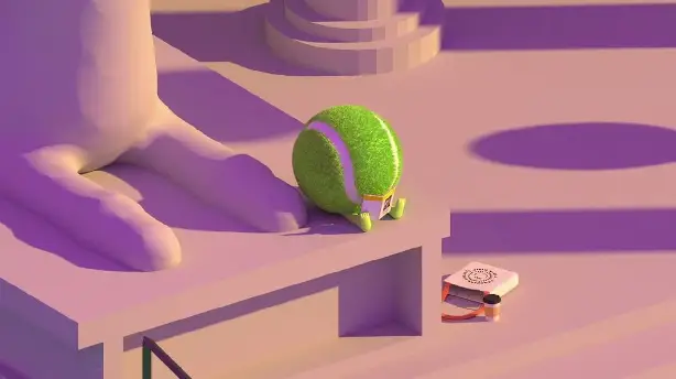 Tennis Ball on His Day Off Screenshot